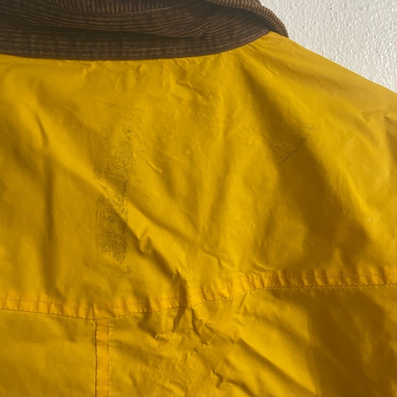 90s Marlboro Mens Large Reversible Jacket Brown/ Yellow - Picture 8 of 9